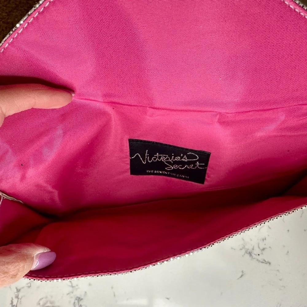Victoria's Secret Glittering Silver Clutch